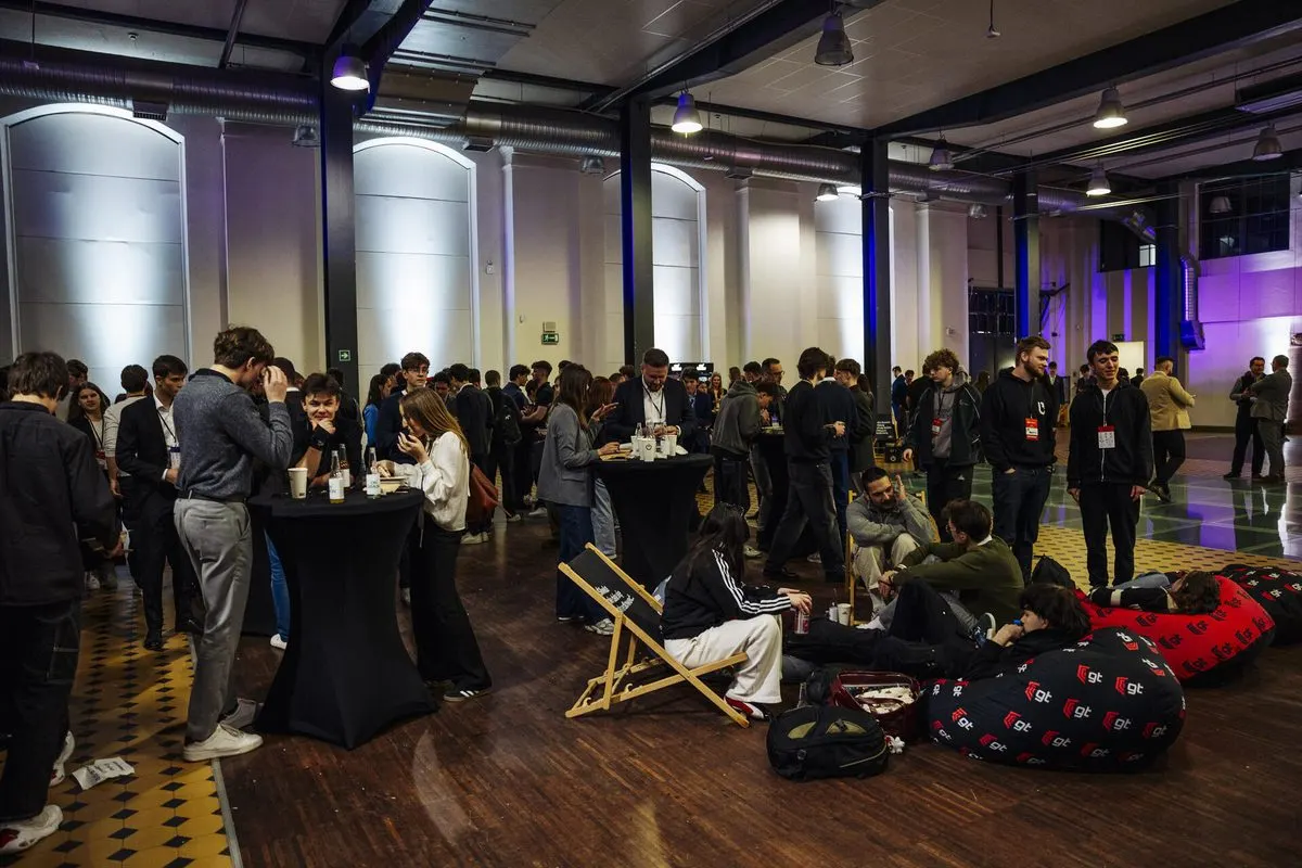 The hackathon hall at Econverse Fuse 2025 in Warsaw